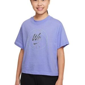 Nike Sportswear Girls' Fly Basketball Boxy T Shirt